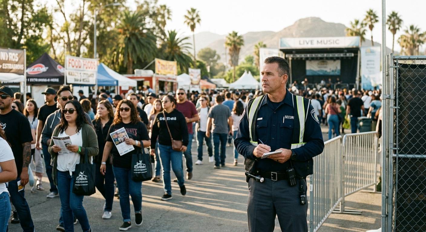 What Role Do Security Guard Services Play at Riverside, CA Events