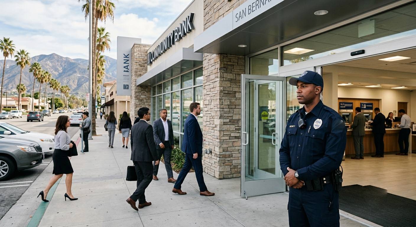 Why Should Banks in San Bernardino County Invest in Professional Security Guards